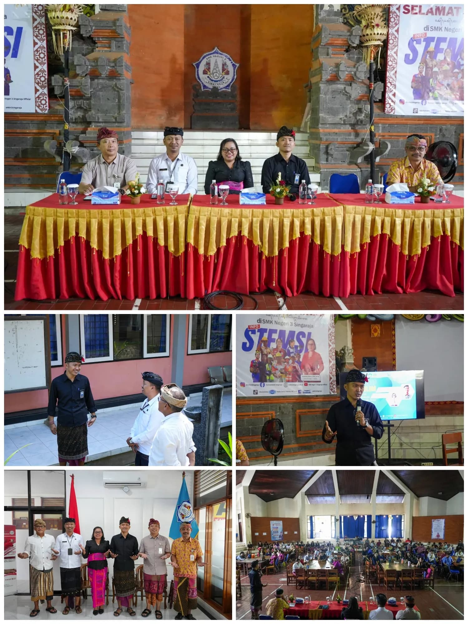 Kunjungan Kabid SMK Disdikpora Provinsi Bali