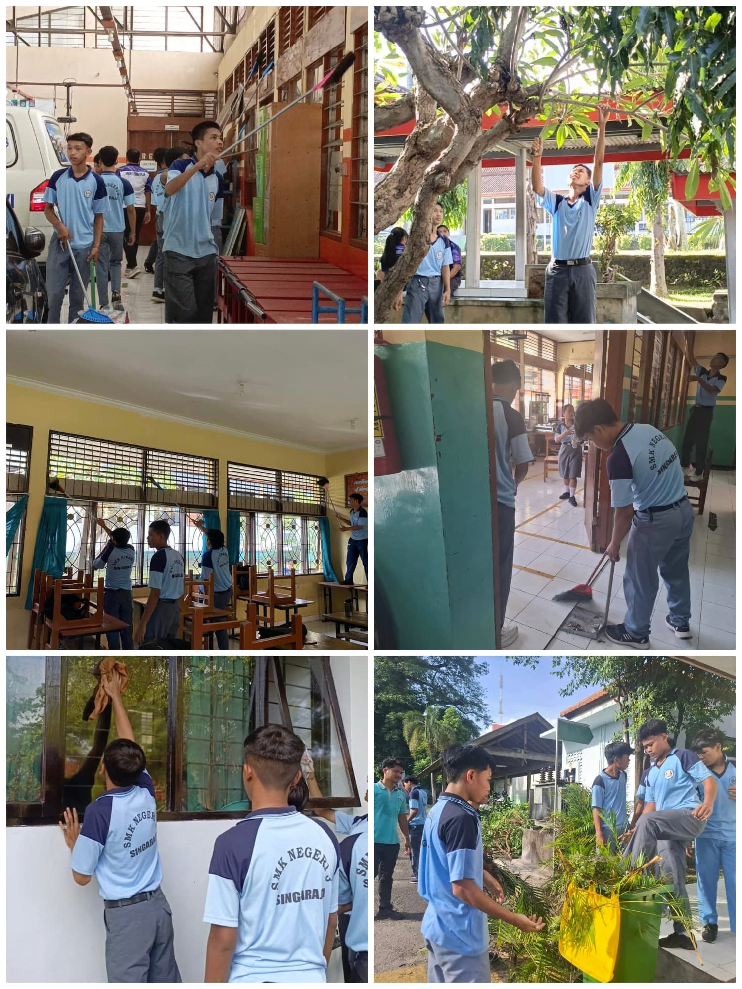 Pembersihan Lingkungan Sekolah