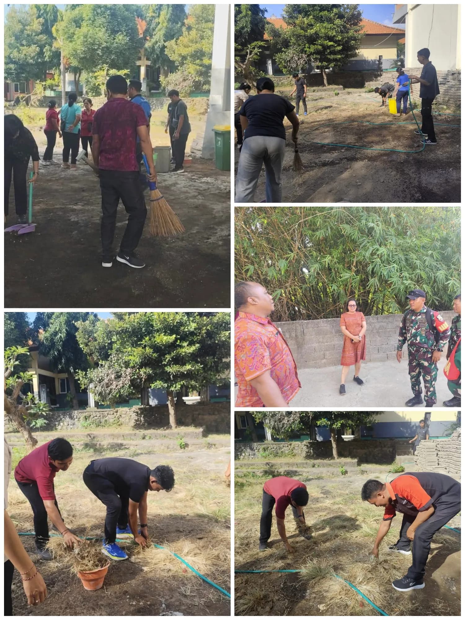 Gotong Royong Persiapan Family Day