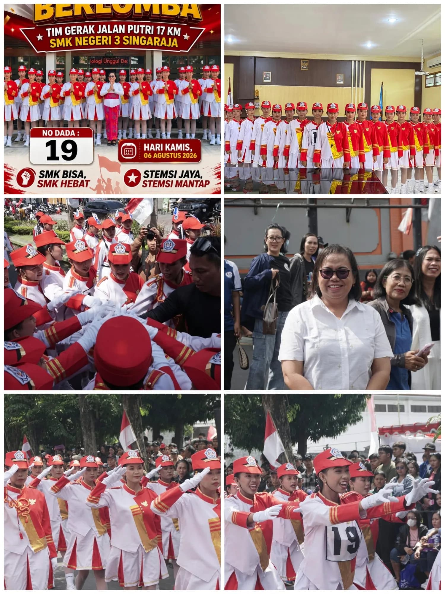 Lomba Gerak Jalan Putri Se-Kabupaten Buleleng