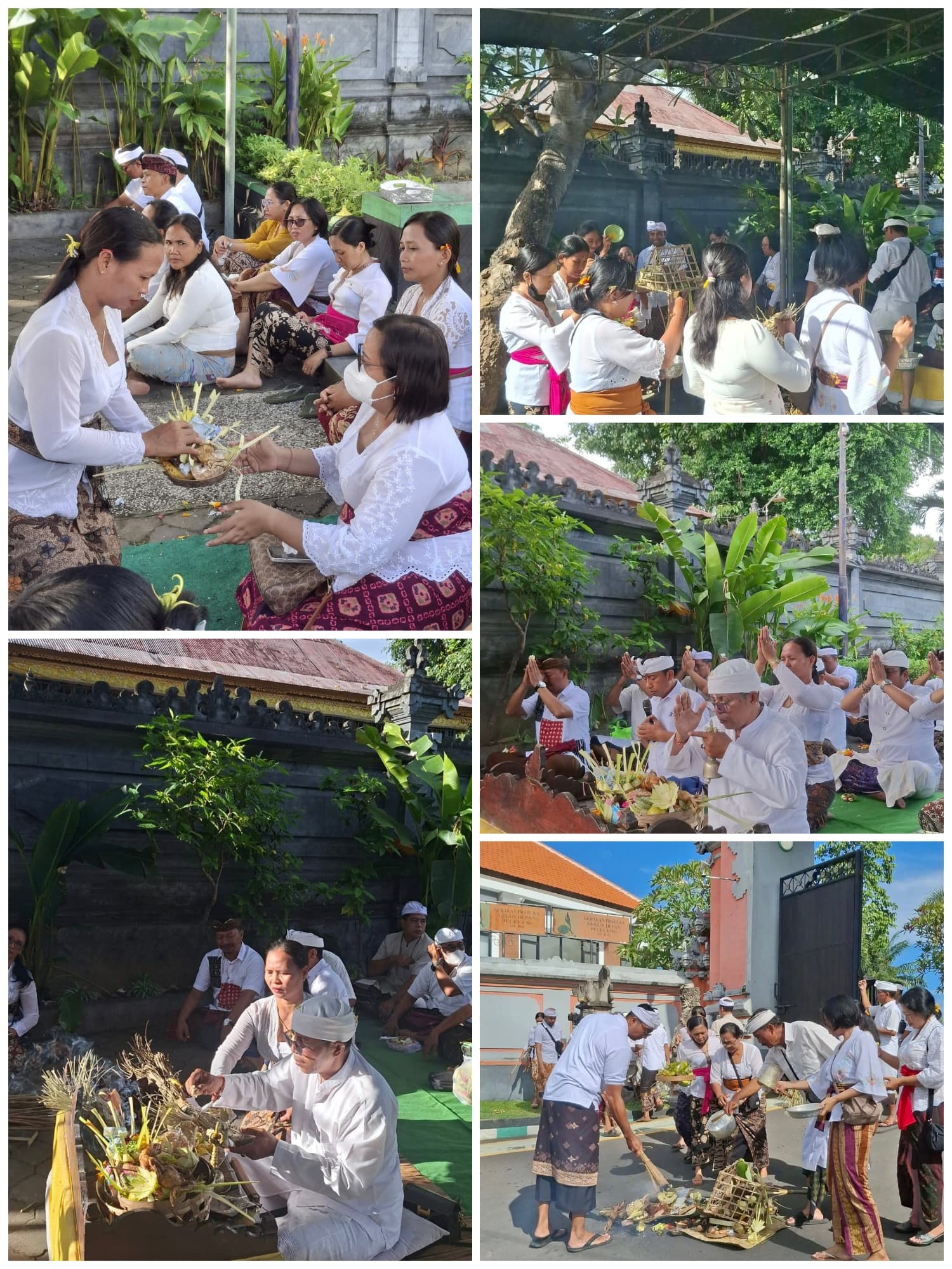 Persembahyangan Dan Pecaruan Tilem Kasanga