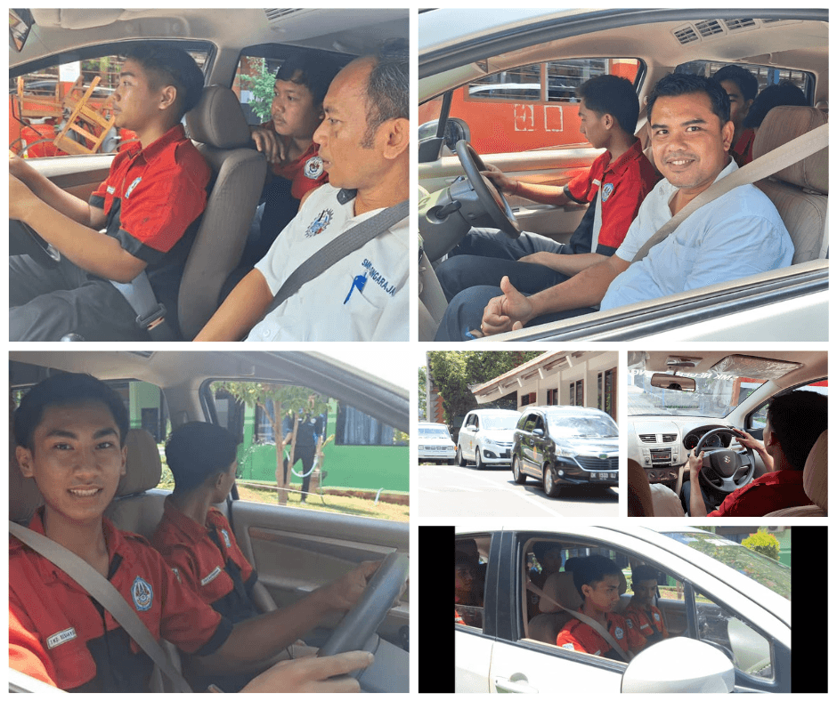 LATIHAN MENGEMUDI SISWA TO