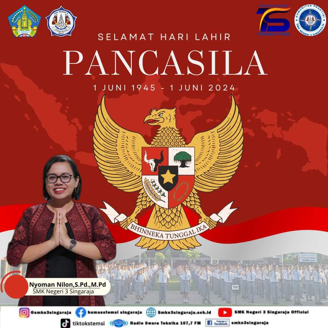 Selamat Hari Lahir Pancasila 1 Juni 2024