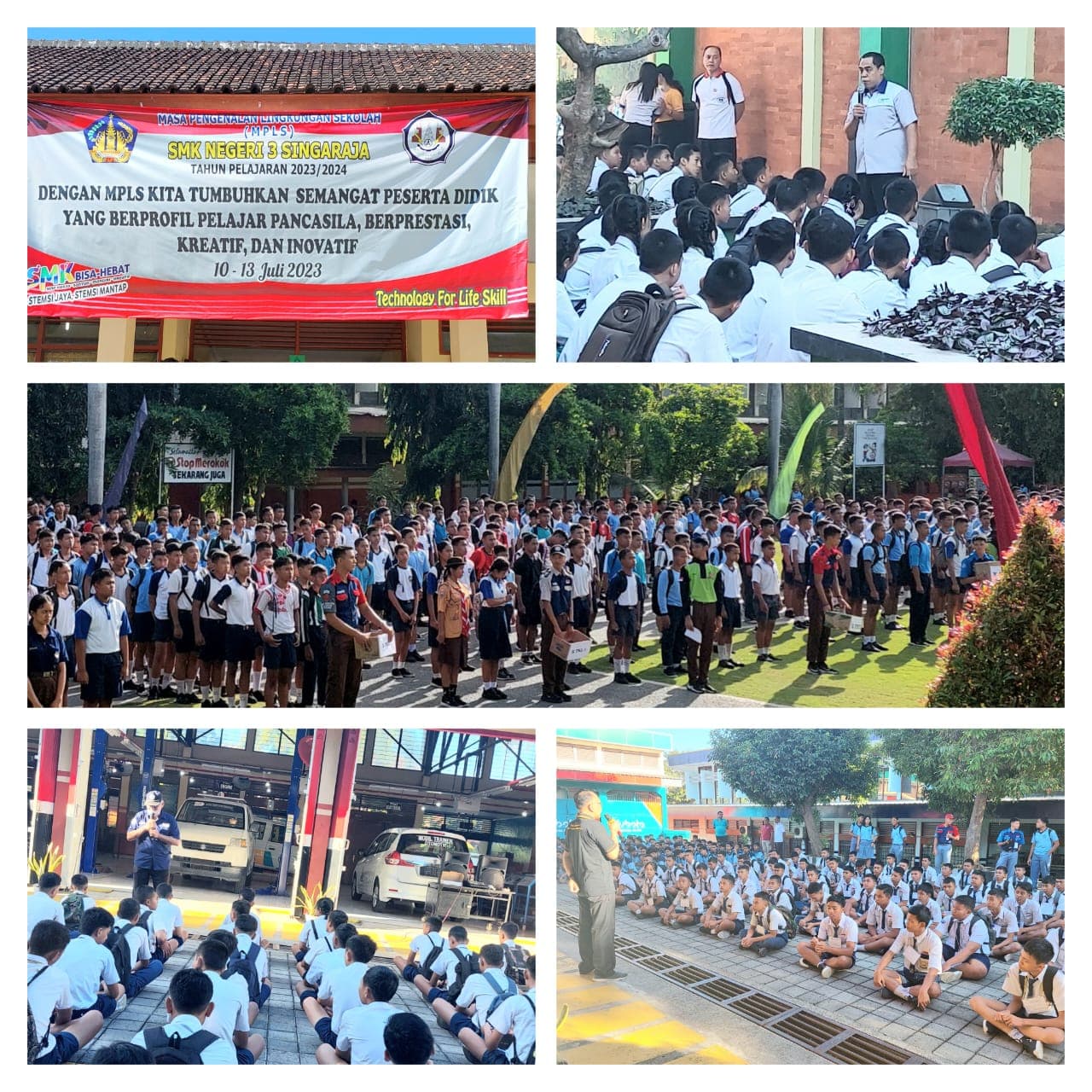 SELAMAT DATANG SISWA BARU BERSAMA LAKSANAKAN MPLS DAN EUFORIA HUT STEMSI 43