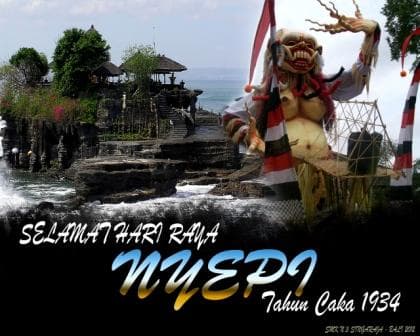 SELAMAT HARI RAYA NYEPI, SAKA 1934.