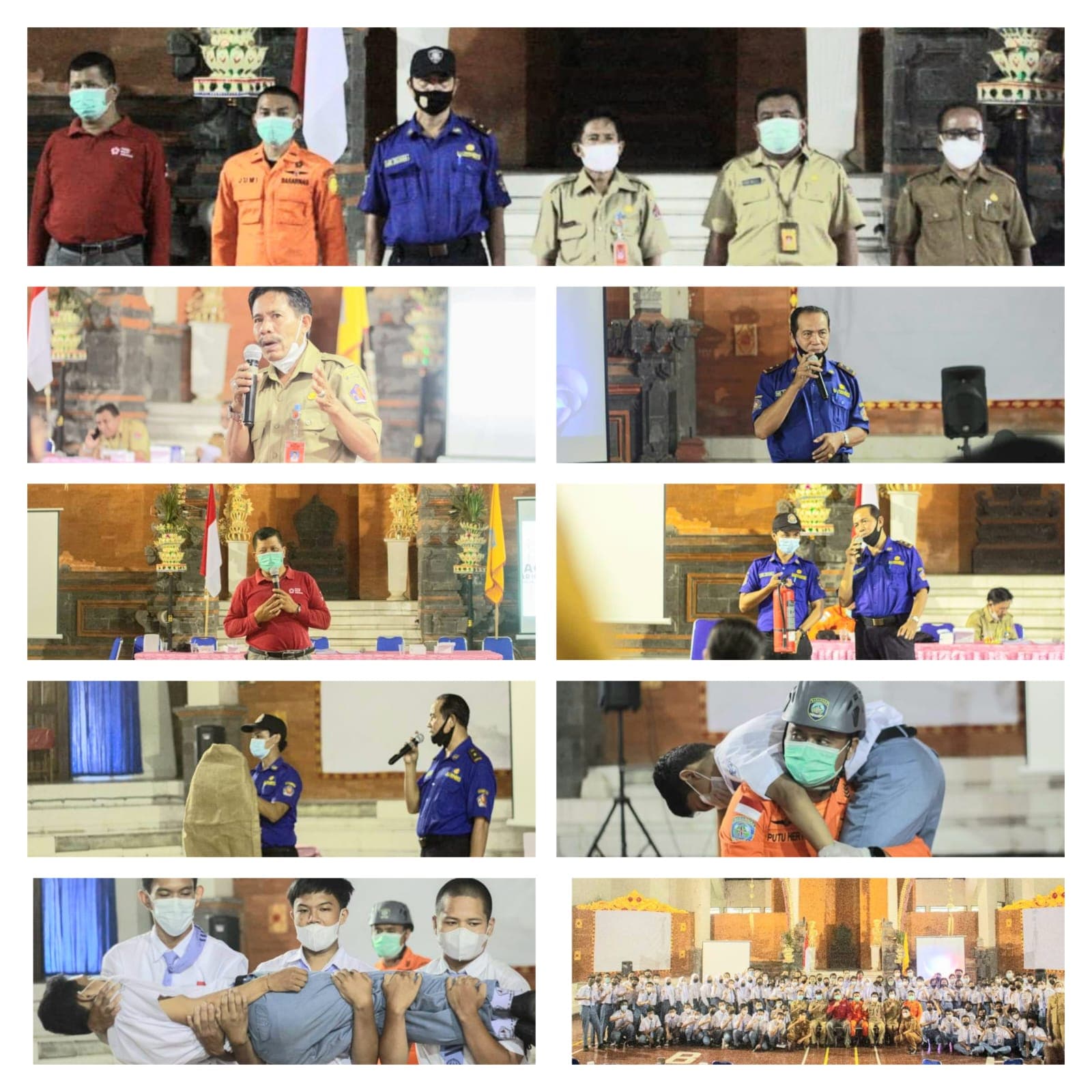 SIMULASI PENANGGULANGAN BENCANA OLEH BPBD KABUPATEN BULELENG