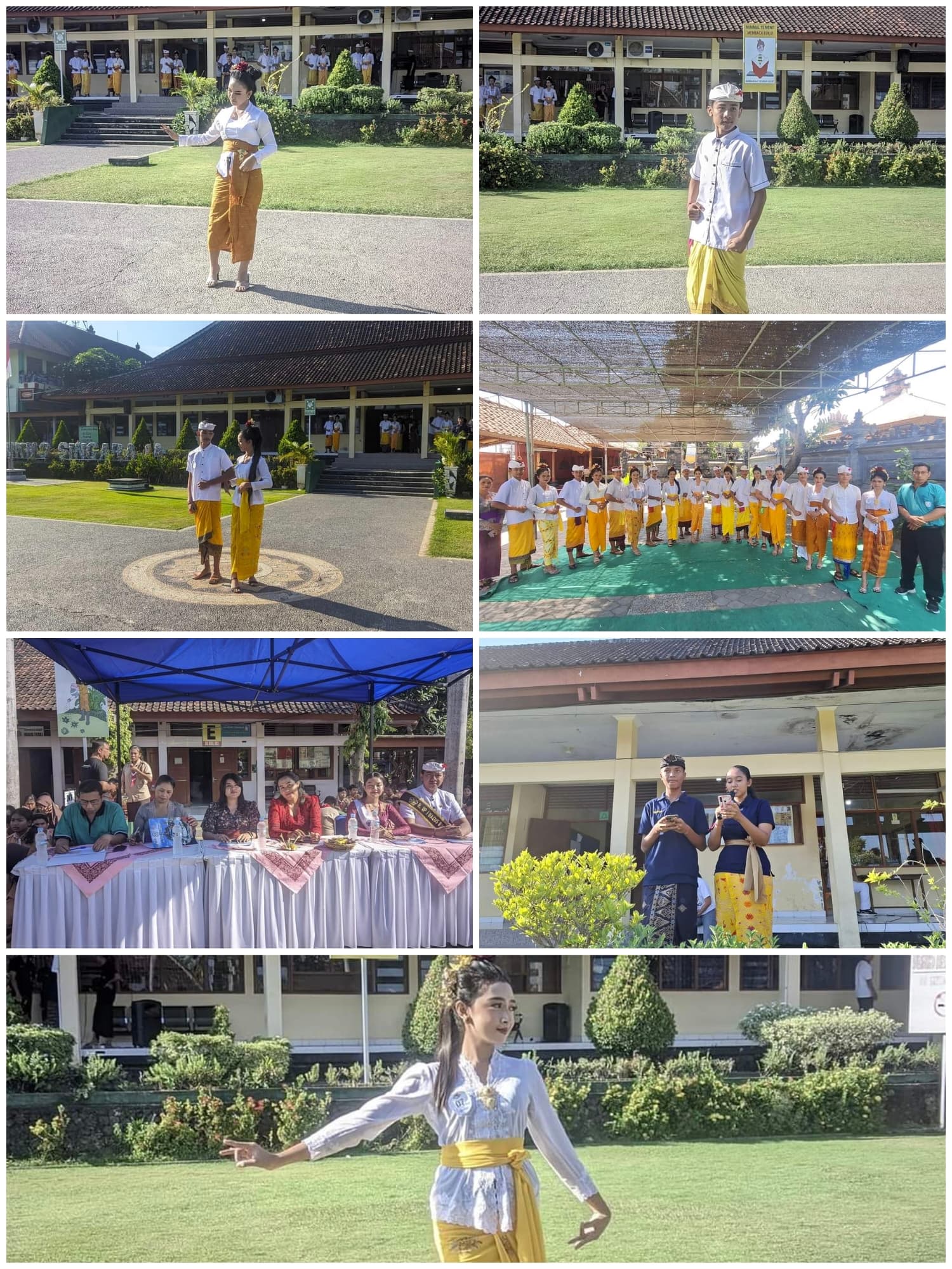 Parade Busana Adat Ke Pura Jebag Stemsi