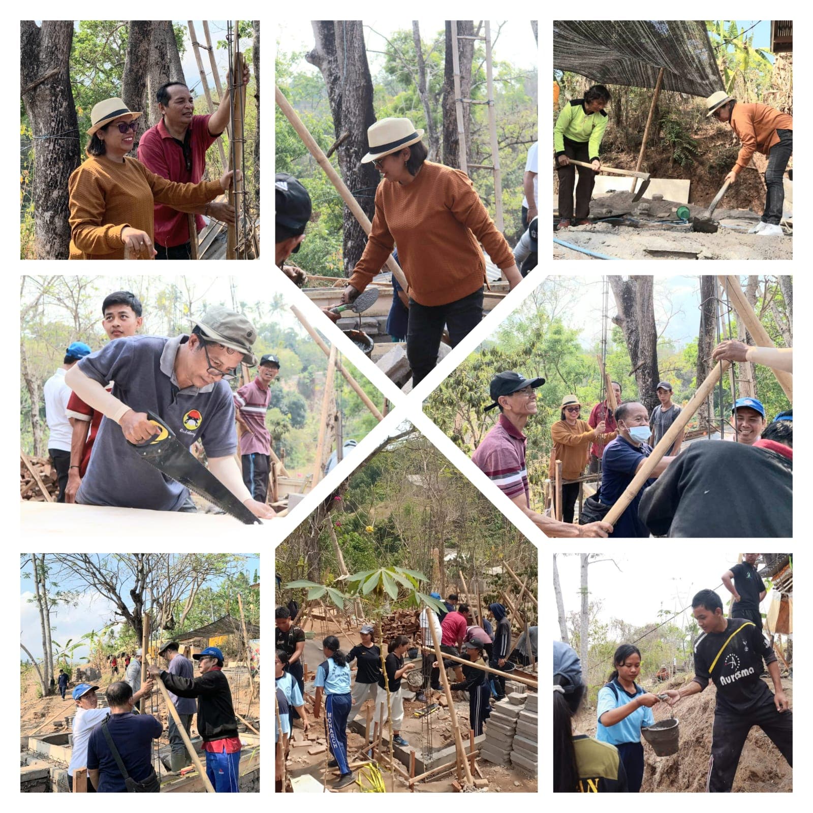 BEDAH RUMAH DI DUSUN ABASAN