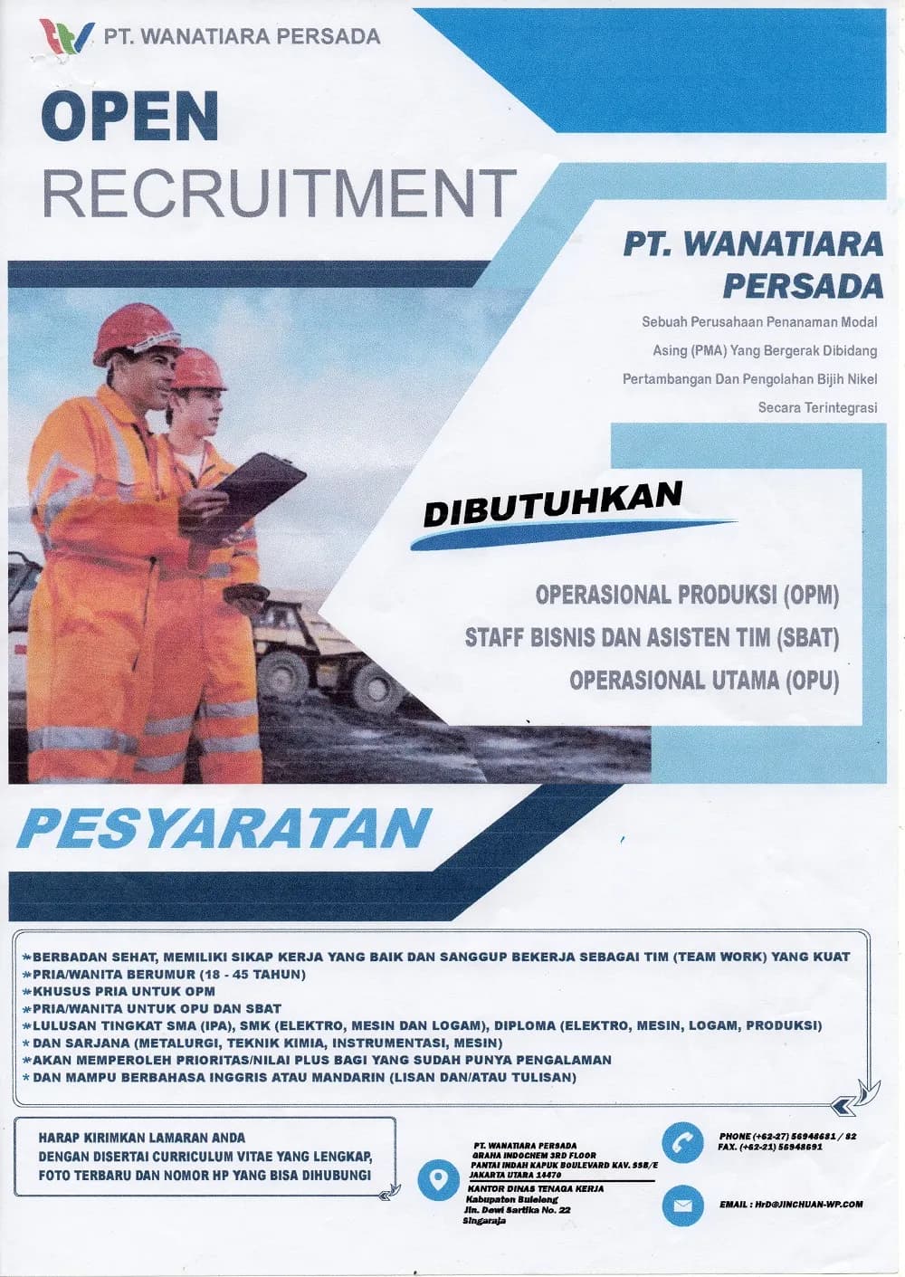 LOWONGAN KERJA