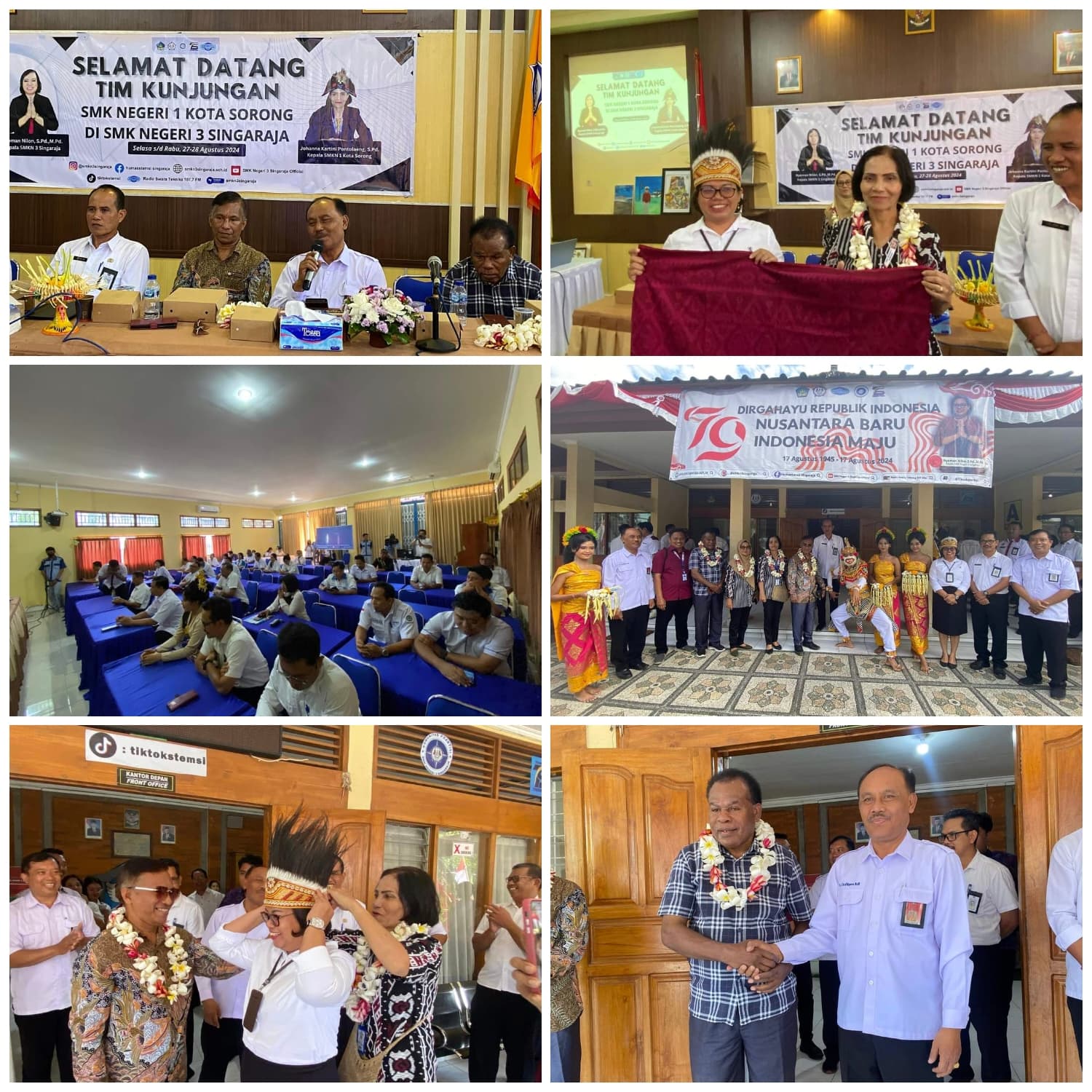 Kunjungan Studi Tiru SMK N 1 Kota Sorong