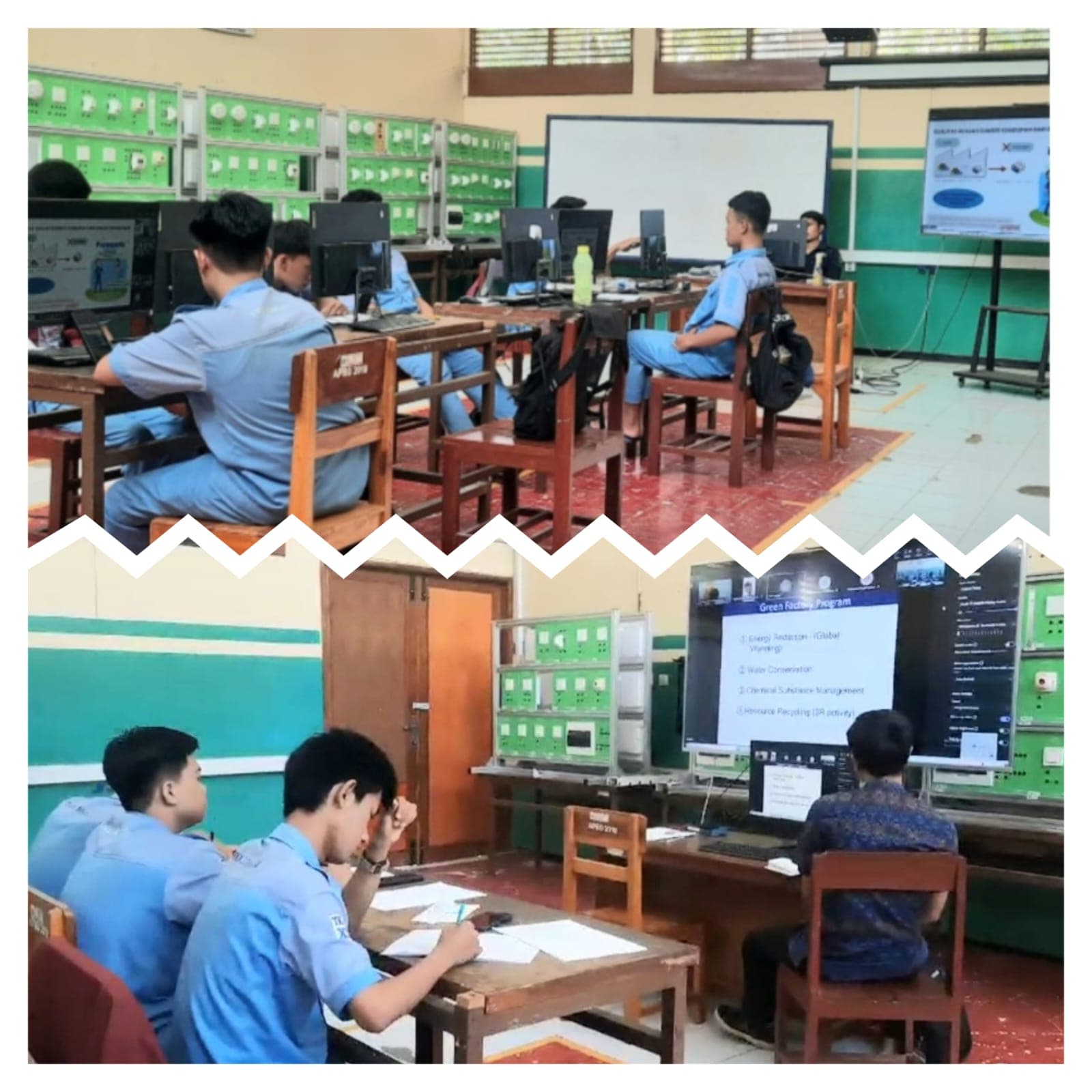 ORIENTASI DARING PROGRAM MAGANG GUR DAN PKL SISWA DI PT PANASONIC MANUFACTURING INDONESIA