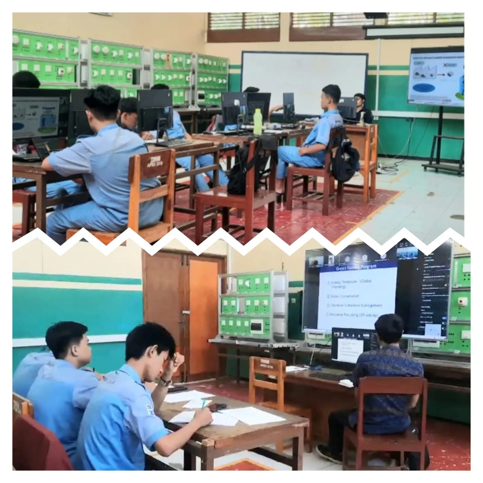 ORIENTASI DARING PROGRAM MAGANG GUR DAN PKL SISWA DI PT PANASONIC MANUFACTURING INDONESIA