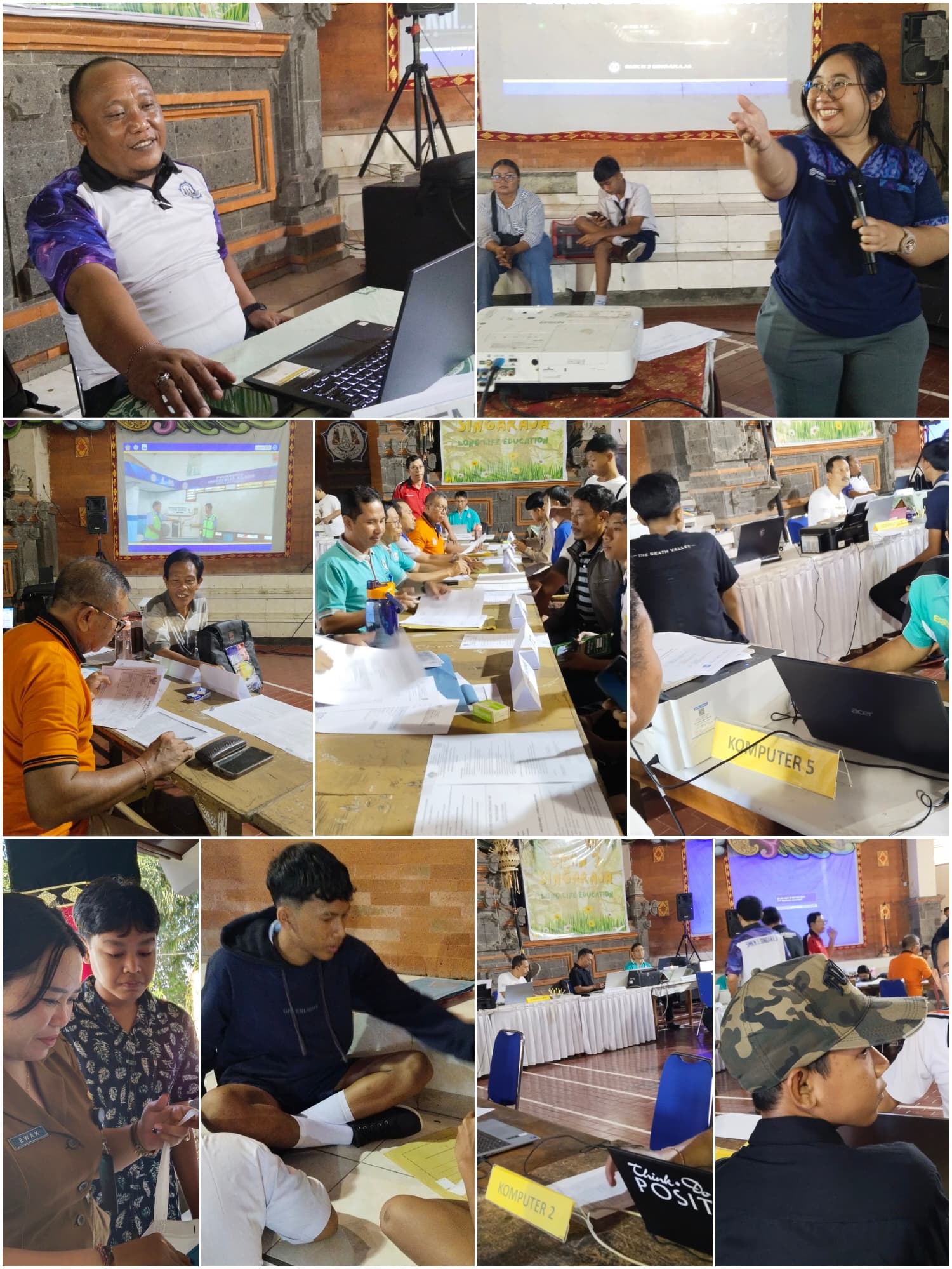 Pendaftaran Ulang SPMB Hari Pertama