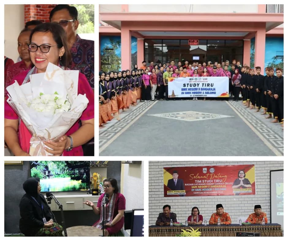STUDI TIRU SMKN 3 SINGARAJA KE SMKN 1 SELONG