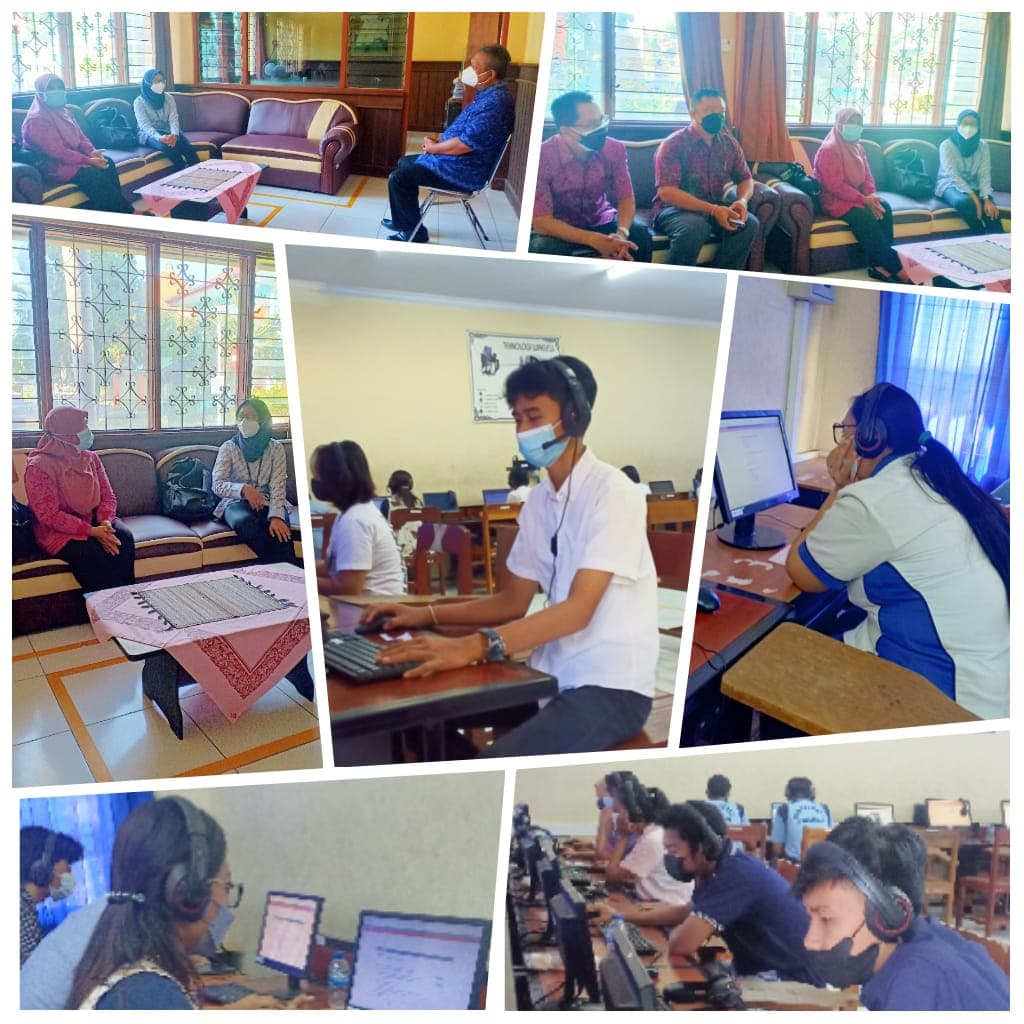 MONITORING DAN EVALUASI PELAKSANAAN TOEIC