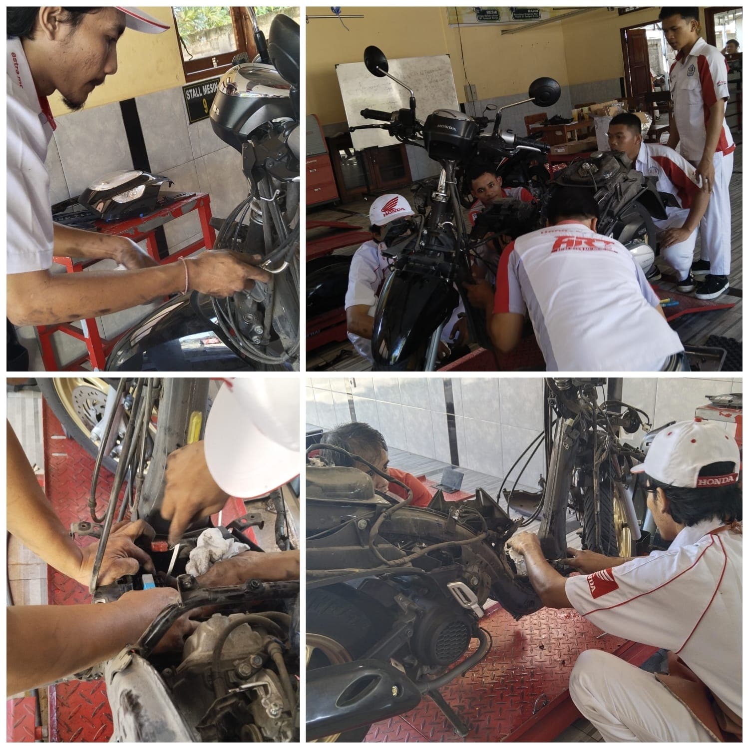 LAYANAN GRATIS CEK RANGKA ESAF KOLABORASI AHASS DAN SMK N 3 SINGARAJA