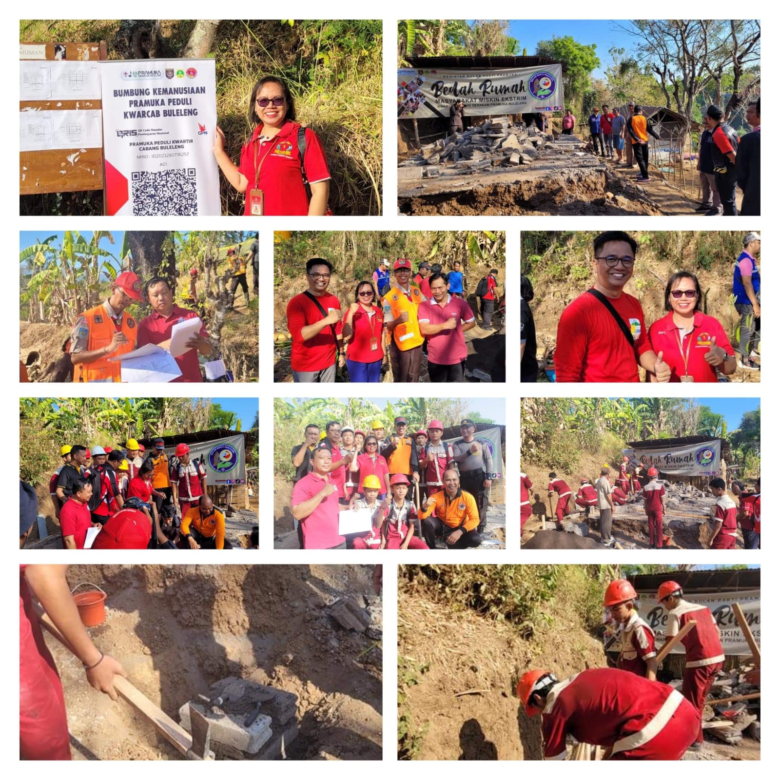 LAUNCHING KEGIATAN BULAN BAKTI PRAMUKA BEDAH RUMAH MASYARAKAT MISKIN EKSTRIM