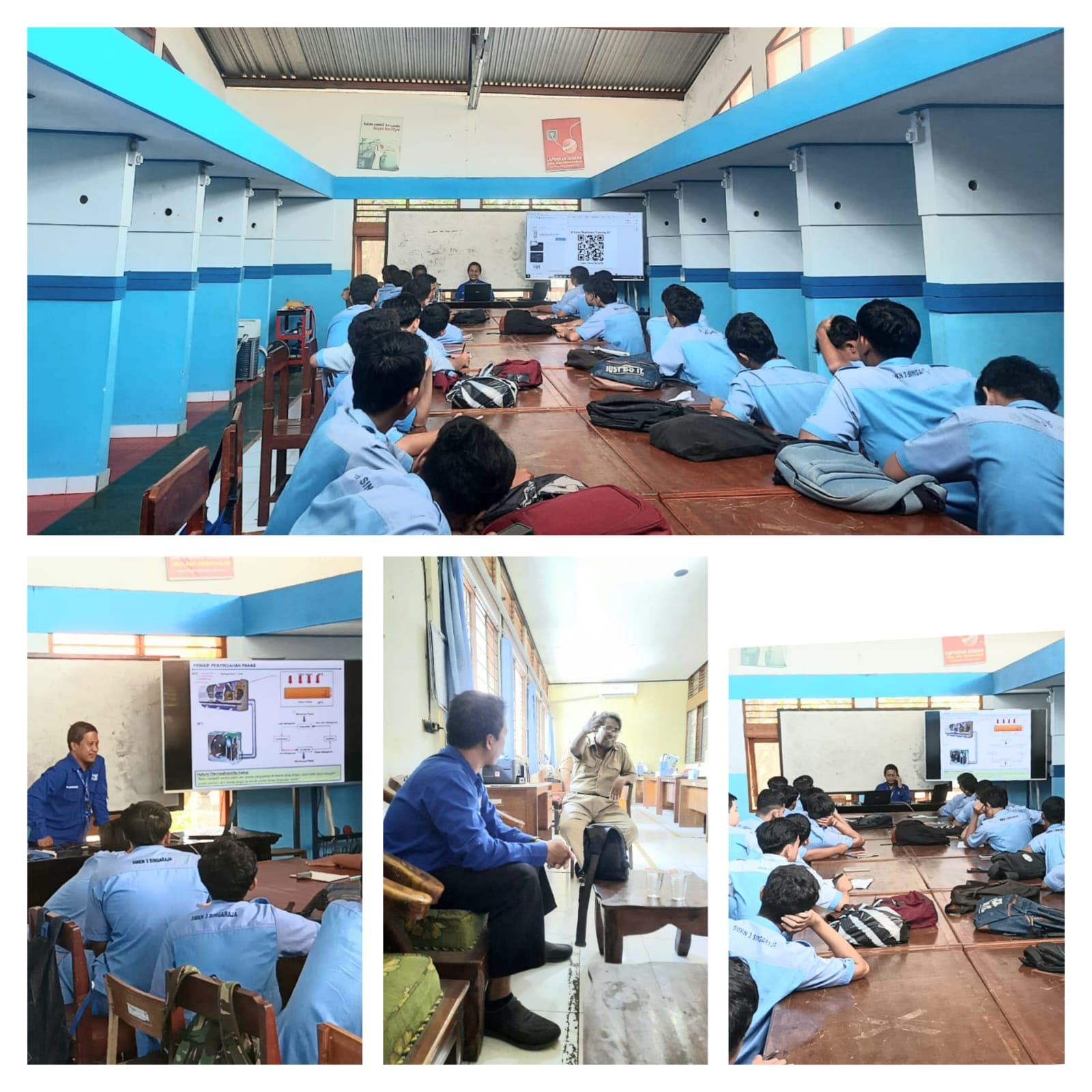 GURU TAMU DARI PT PANASONIC GOBEL PADA PROGRAM KEAHLIAN TEKNIK KETENAGALISTRIKAN