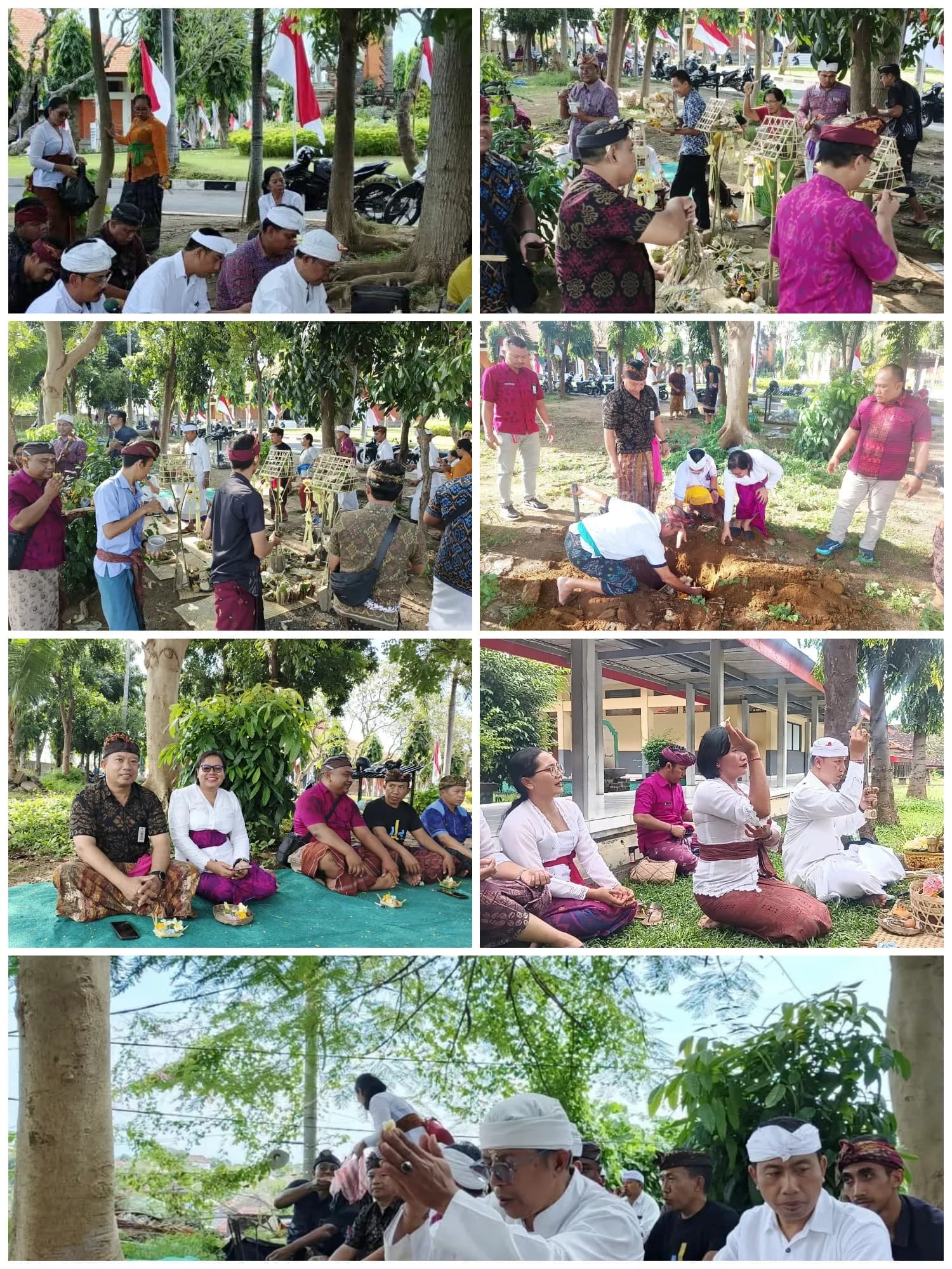 Upacara Ngeruak Untuk Pembangunan Di Lingkungan Sekolah