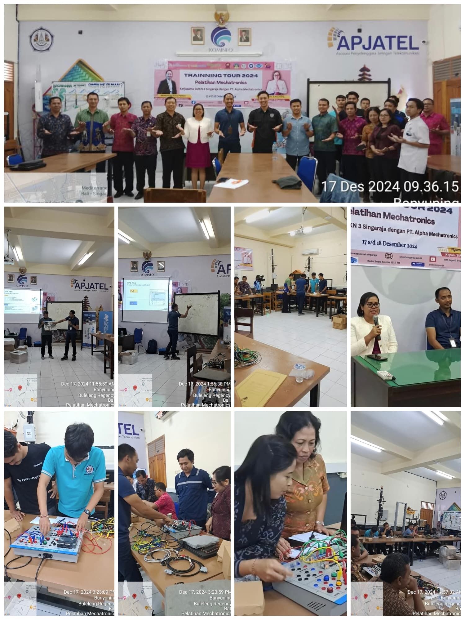 Pelatihan Mechatronics Hari Pertama