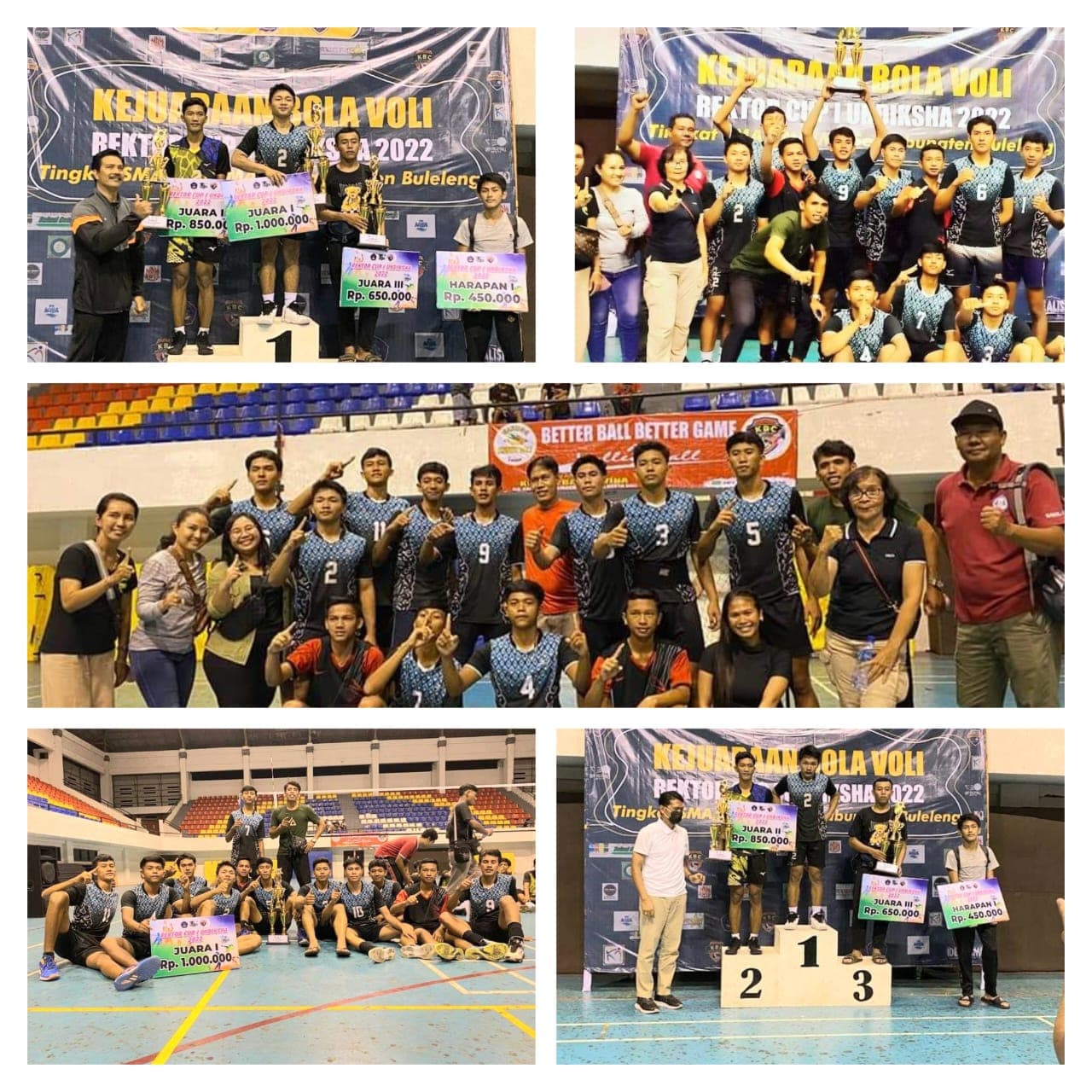 UKIR PRESTASI DI KEJUARAAN VOLI