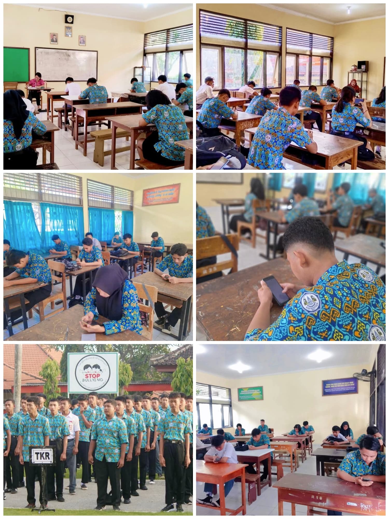 Pelaksanaan Sumatif Akhir Semester Hari Kedua