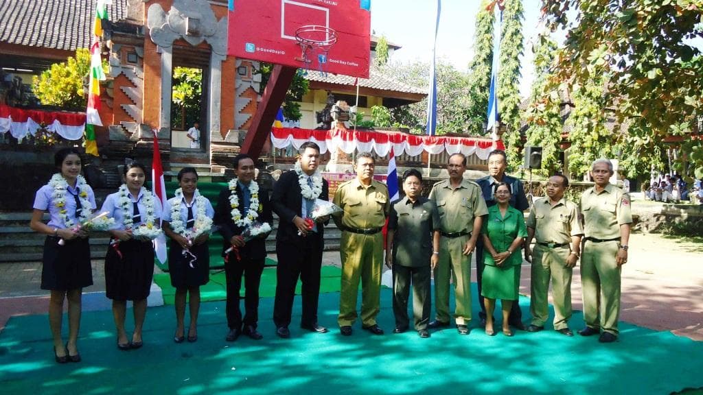 SMK Negeri 3 Singaraja Terima Guru dan Siwa dari Satun Technical Collage Thailand