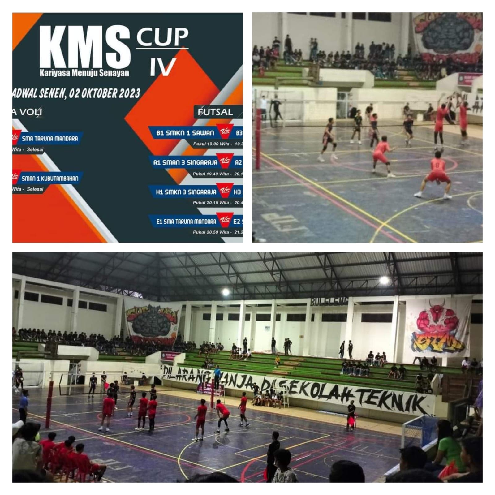 TIM VOLI STEMSI MENANG PADA KMS CUP IV