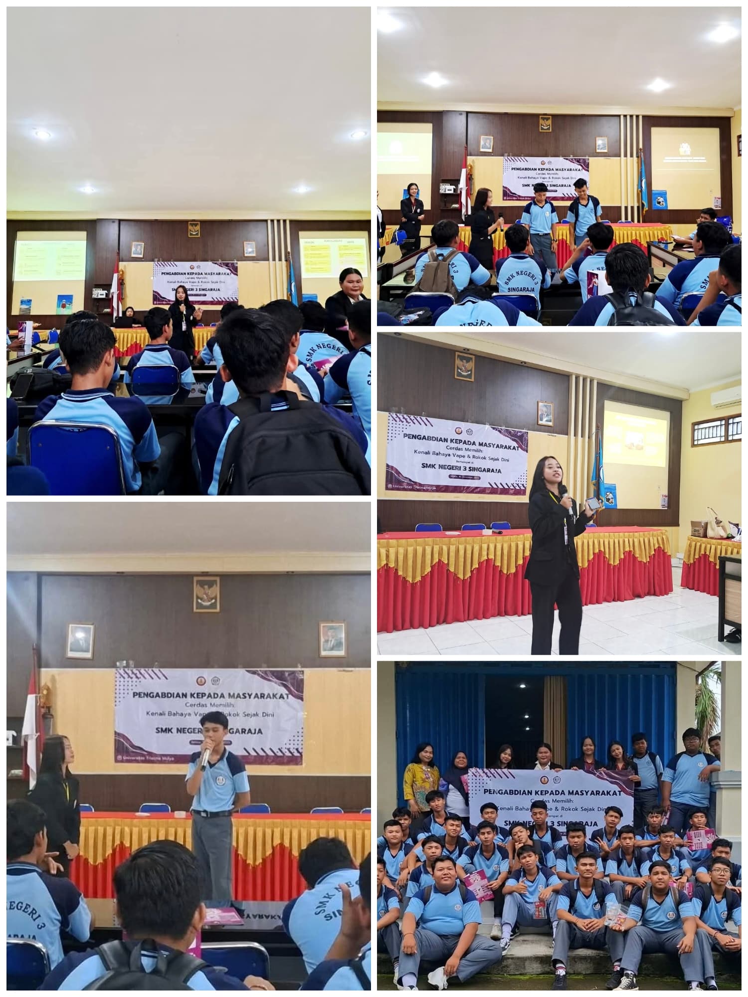 Pengabdian Masyarakat Mahasiswa Prodi S1  Keperawatan Univ. Triatma Mulya