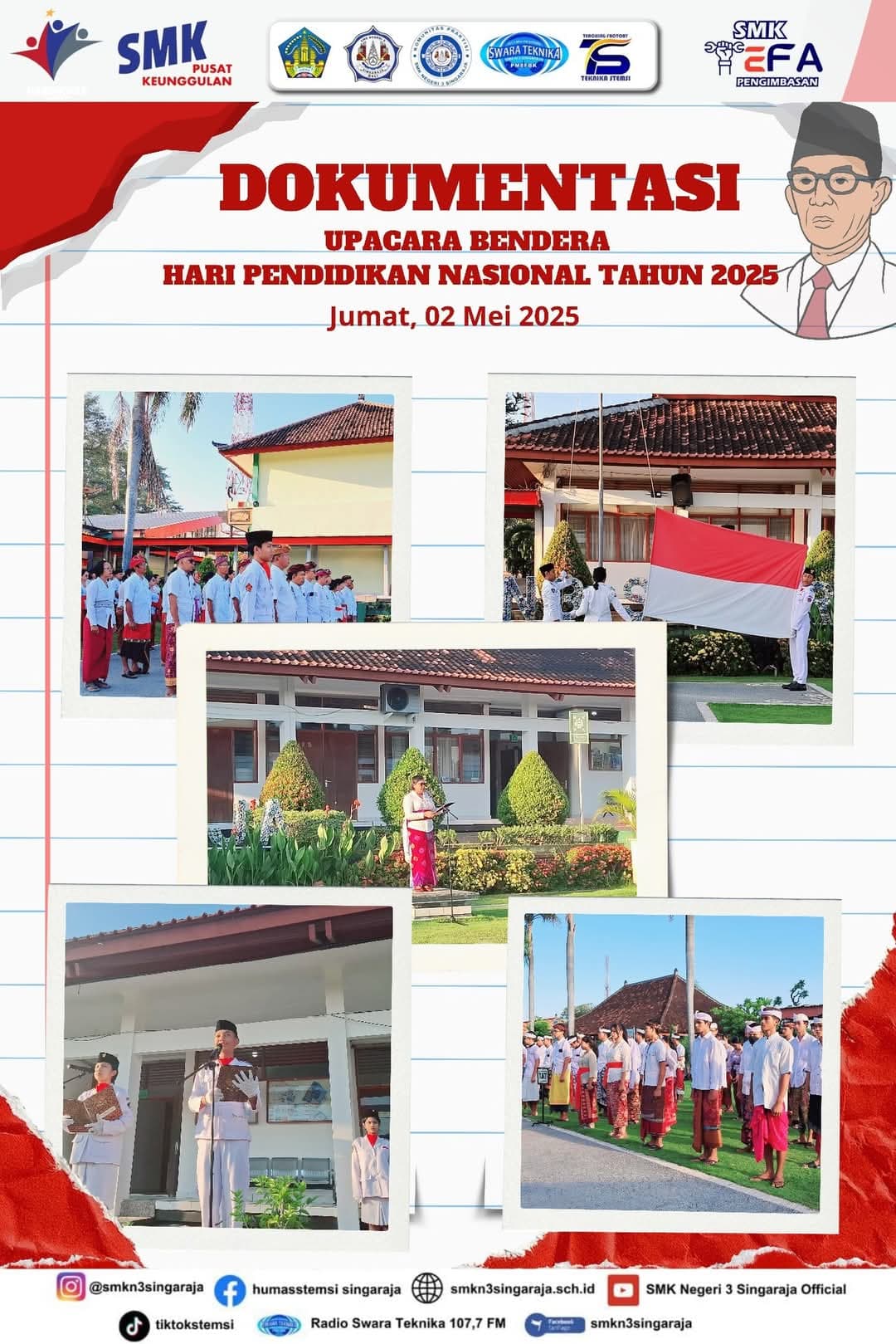 Upacara Peringatan Hardiknas 2 Mei 2025