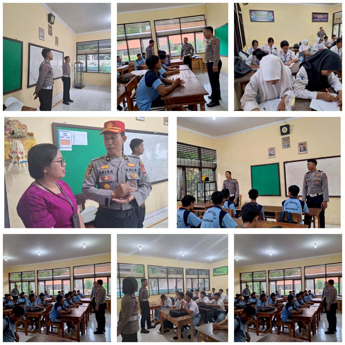 PEMAPARAN MATERI OLEH POLDA BALI