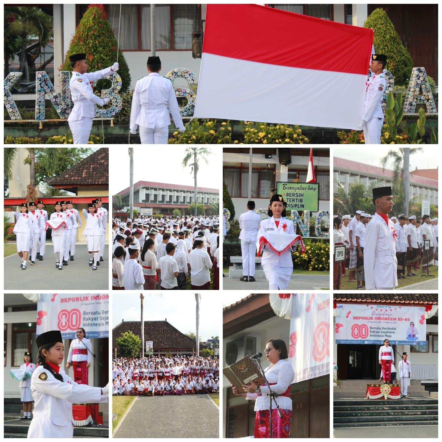 Upacara Bendera HUT RI Ke 80