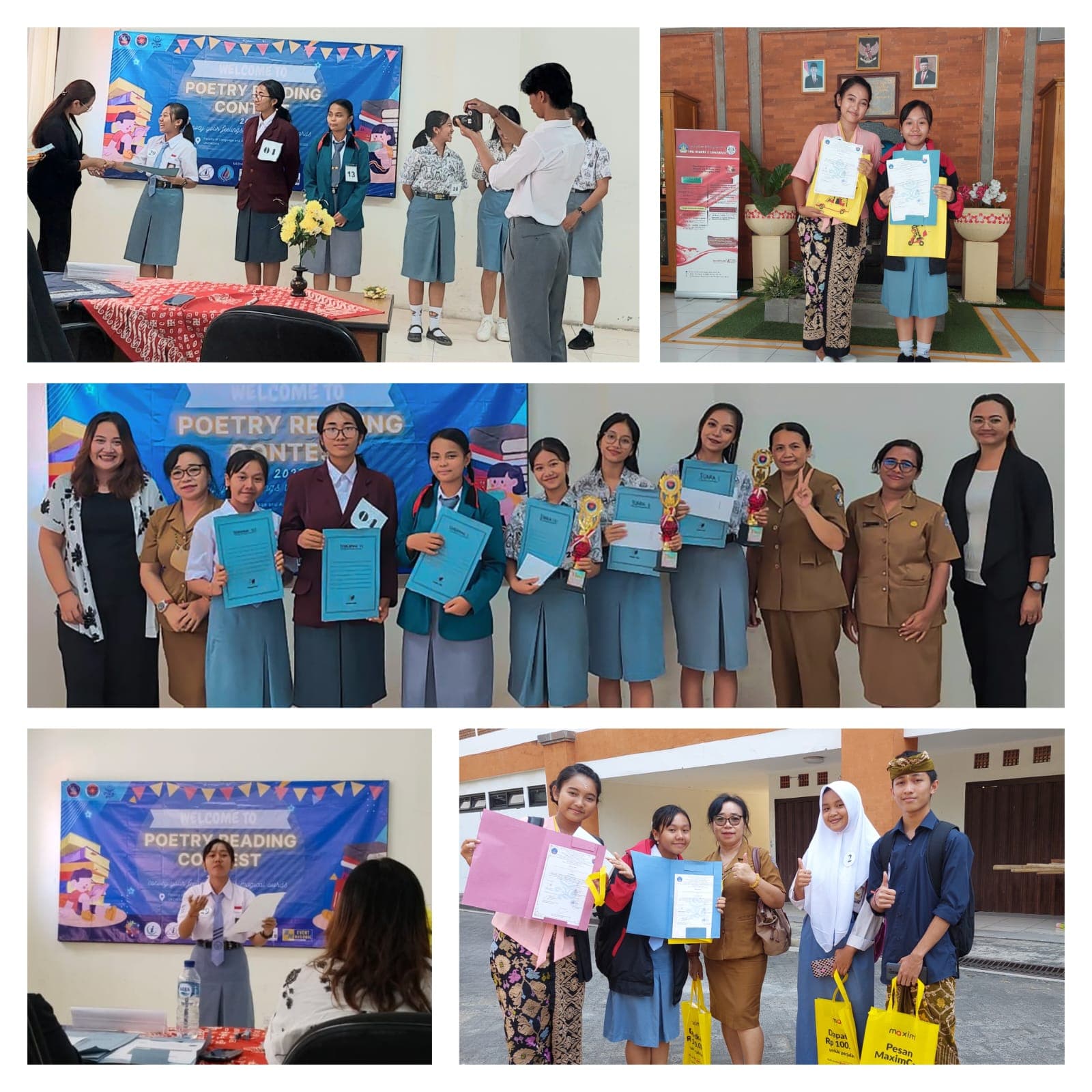 PRESTASI SISWA PADA ENGLISH GUIDING DAN POETRY READING CONTEST