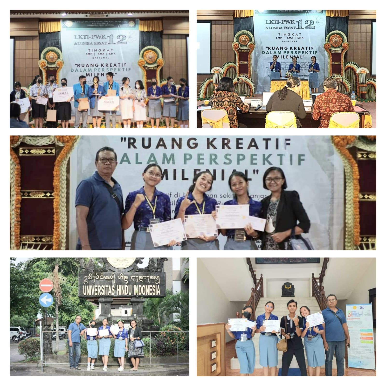 JUARA LOMBA KARYA TULIS ILMIAH PERENCANAAN WILAYAH DAN KOTA SMA/SMK TINGKAT NASIONAL