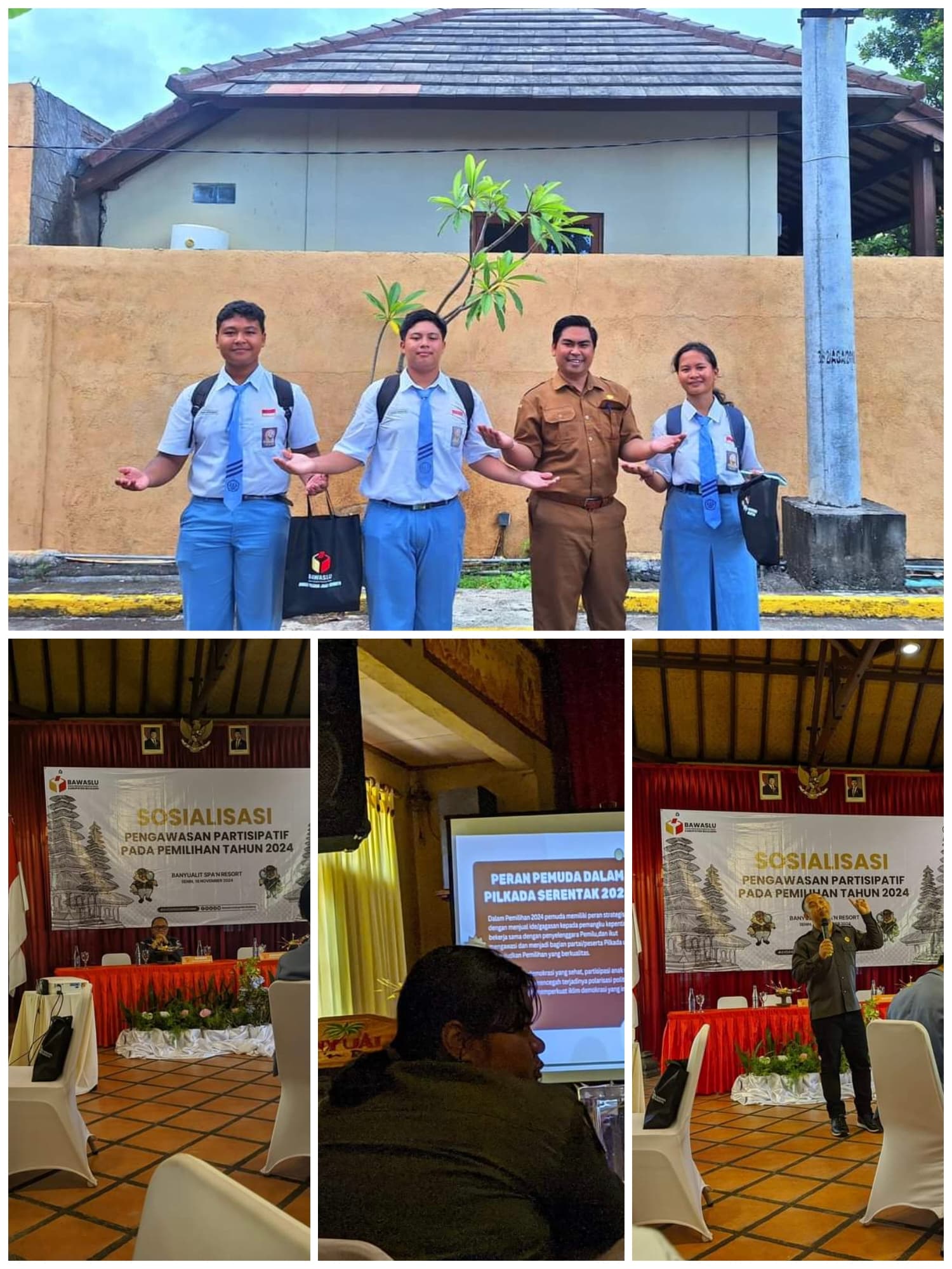 Sosialisasi Pengawasan Partisipatif Tahun 2024 Oleh Bawaslu
