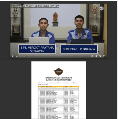 PRESTASI SISWA TEKNIK JARINGAN KOMPUTER DAN TELEKOMUNIKASI