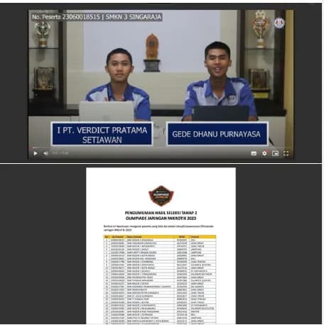 PRESTASI SISWA TEKNIK JARINGAN KOMPUTER DAN TELEKOMUNIKASI