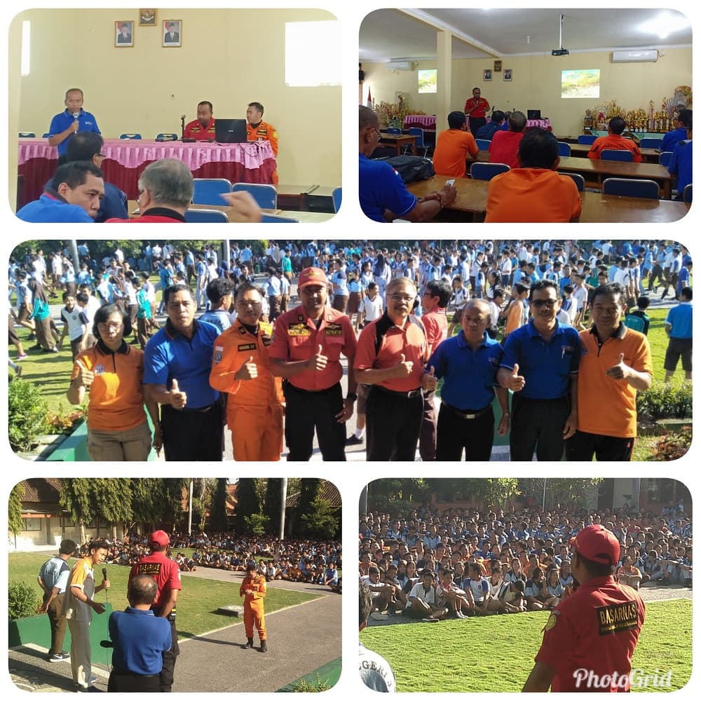 SOSIALISASI PROSEDUR OPERASIONAL PENANGGULANGAN (POS) BENCANA ALAM OLEH TIM BASARNAS