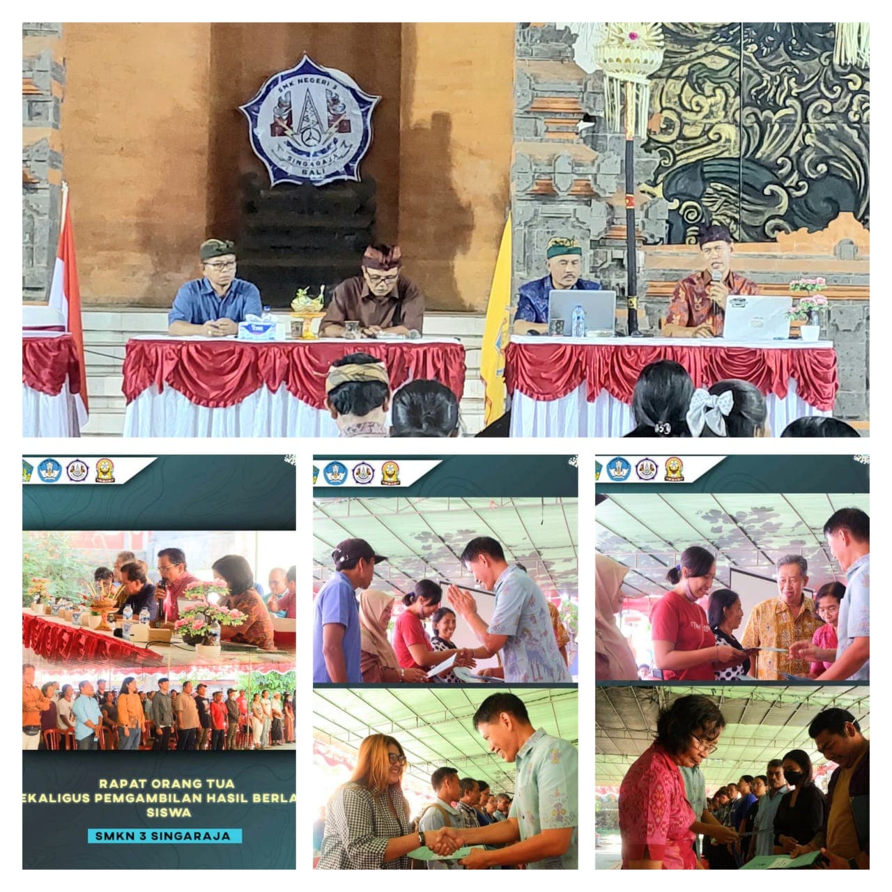 PEMBAGIAN RAPOR KEPADA ORANG TUA SISWA TAHUN PELAJARAN 2022/2023