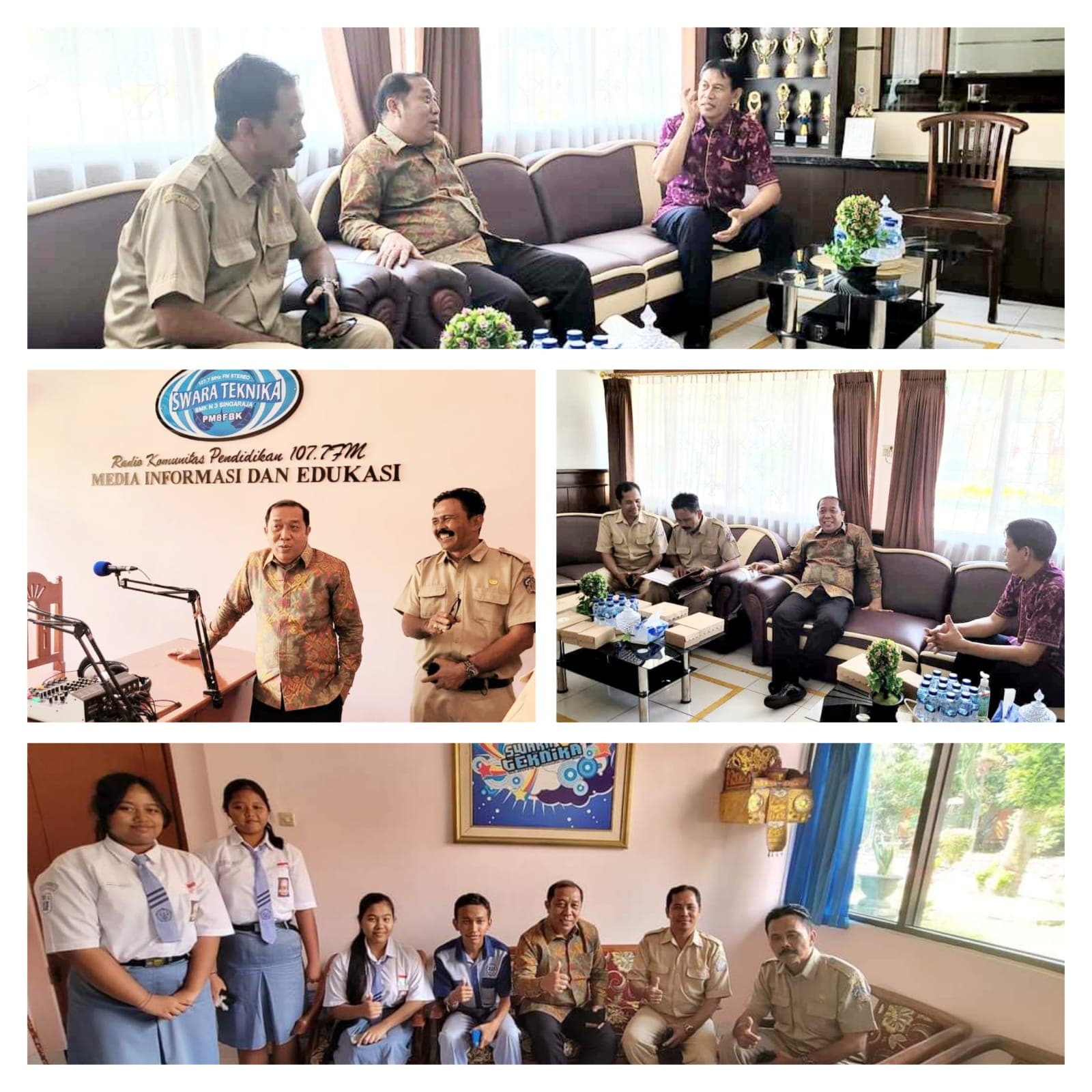 KUNJUNGAN KPID PROVINSI BALI KE RADIO SWARA TEKNIKA