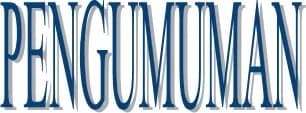 PENGUMUMAN