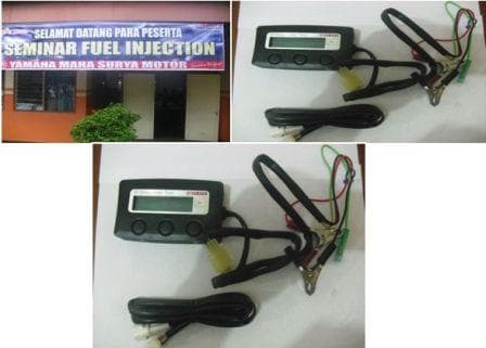 LAPORAN KEGIATAN SEMINAR FUEL INJECTION SEPEDA MOTOR KERJASAMA MAHASURYA MOTOR SINGARAJA DENGAN SMKN