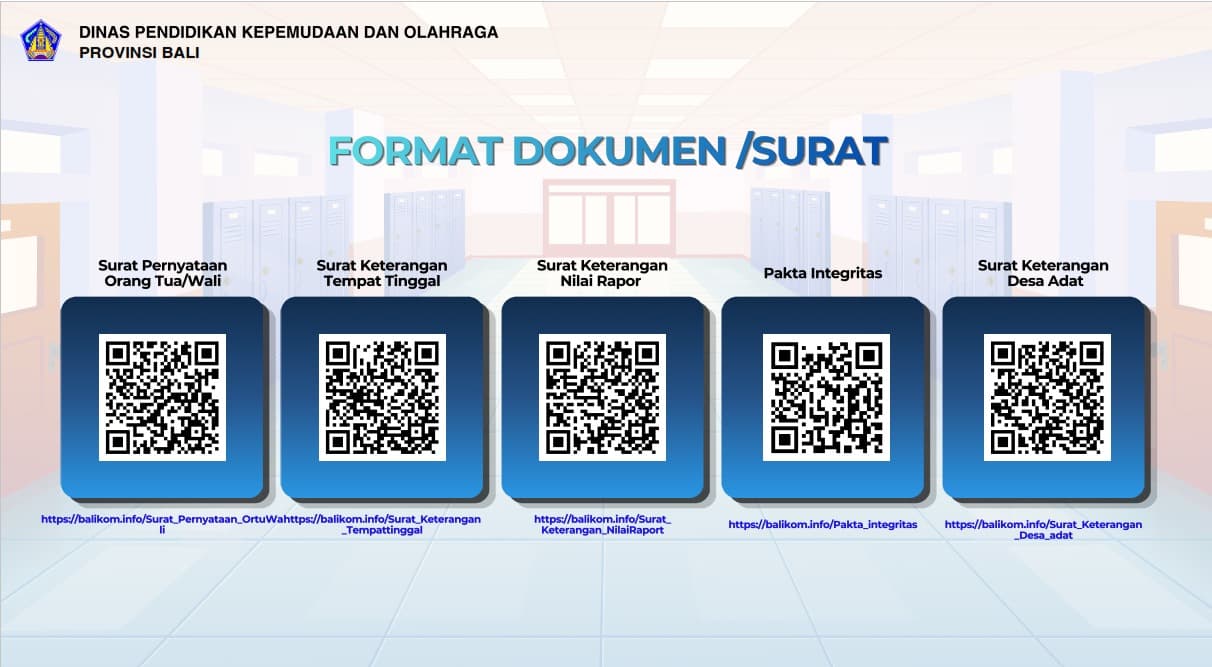 Format Dokumen Pendukung