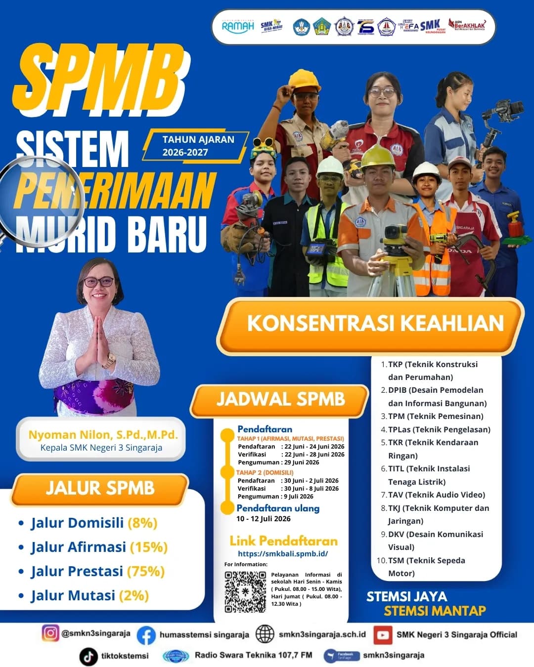 Informasi SPMB Tahun Ajaran 2026/2027
