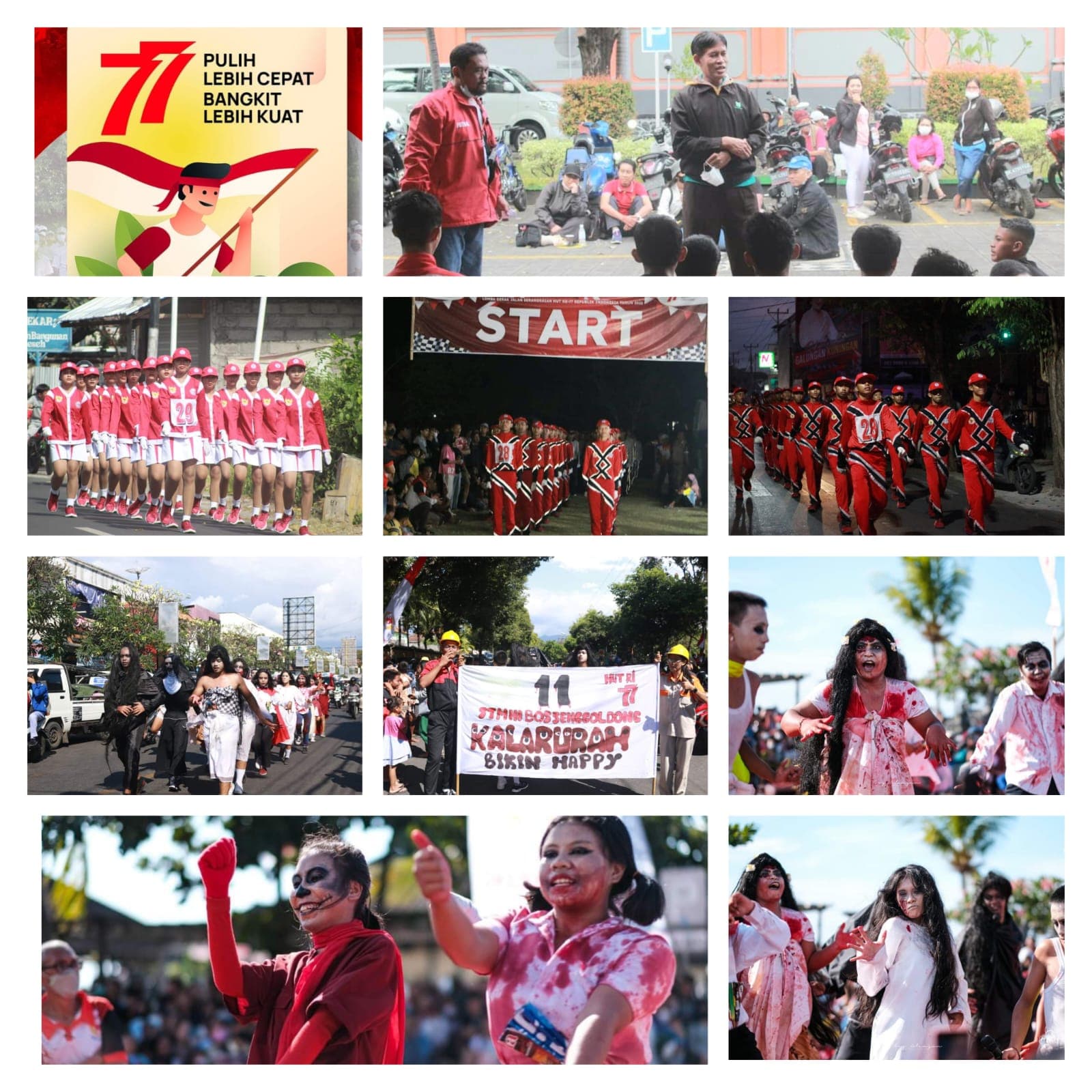 SALUT STEMSI, RAIH JUARA GERAK JALAN KOCAK, 17 KM, 45 KM SEKALI MERDEKA TETAP MERDEKA!!!