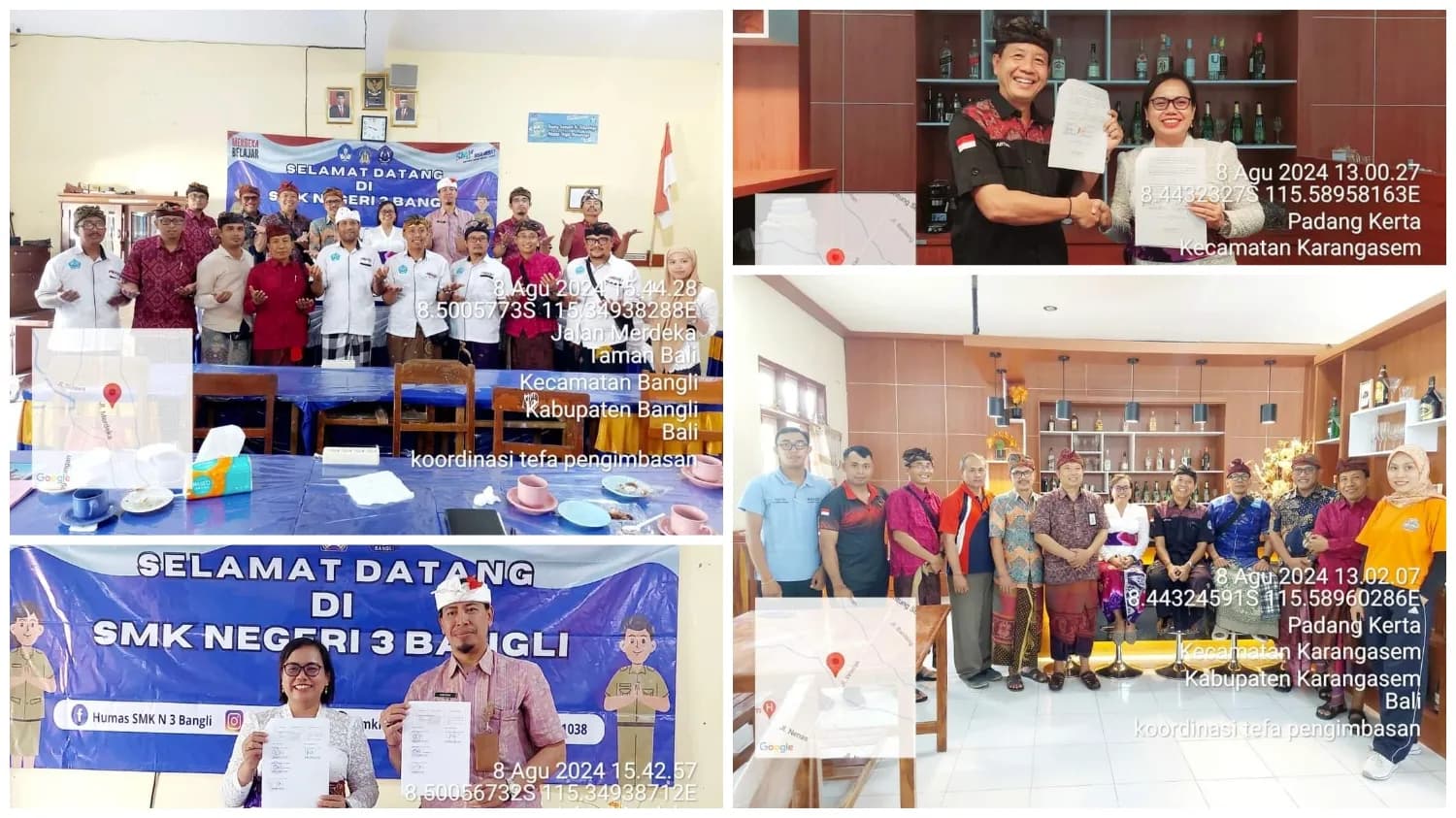 Koordinasi Program Bantuan Pemerintah TEFA Skema Pengimbasan SMK N 3 Singaraja
