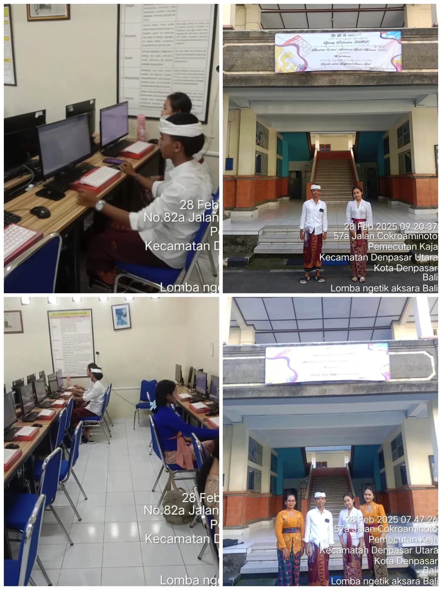 Lomba Mengetik Dengan Keyboard Aksara Bali