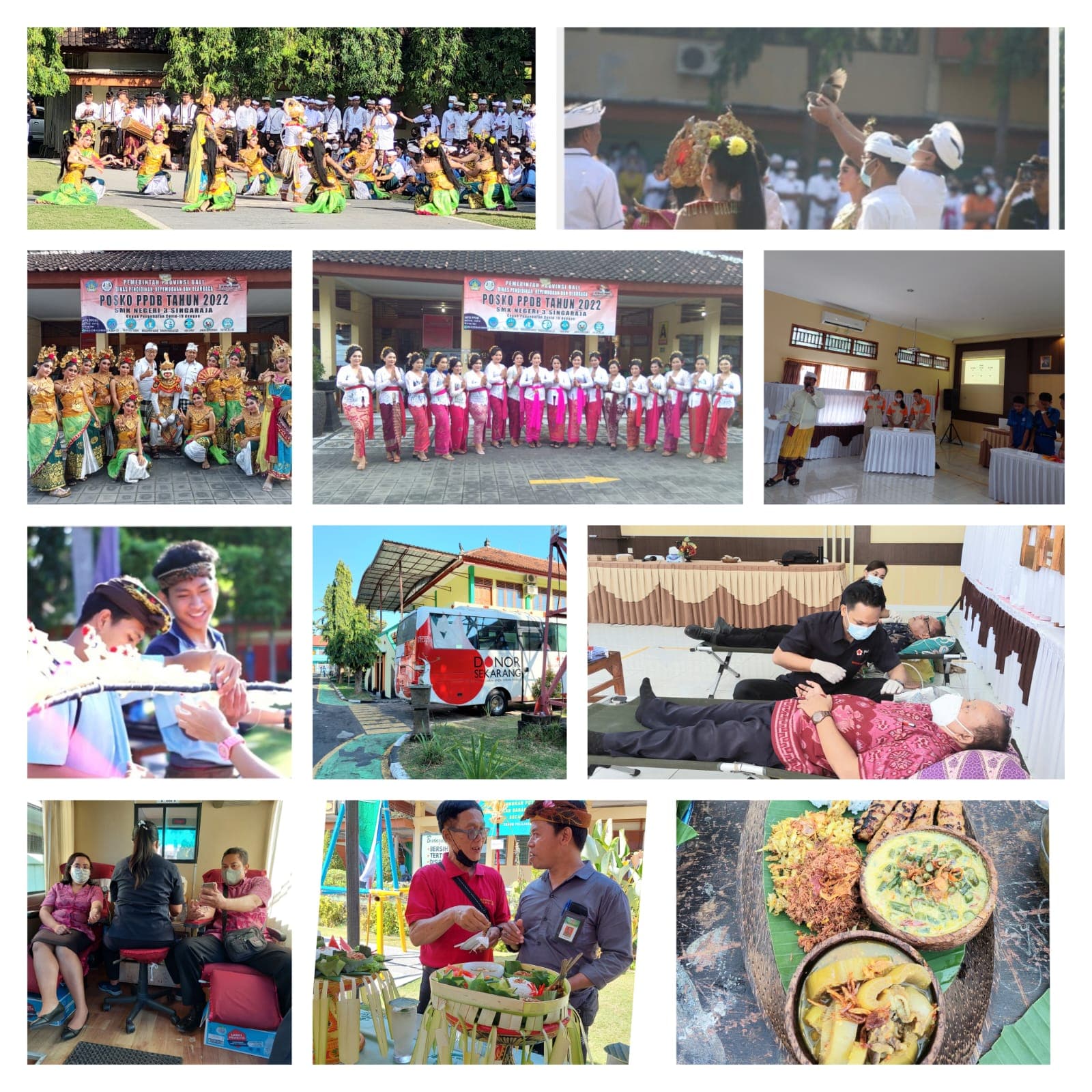 UPACARA PEMBUKAAN HUT SMKN 3 SINGARAJA KE-42 SERTA RANGKAIAN KEGIATANNYA