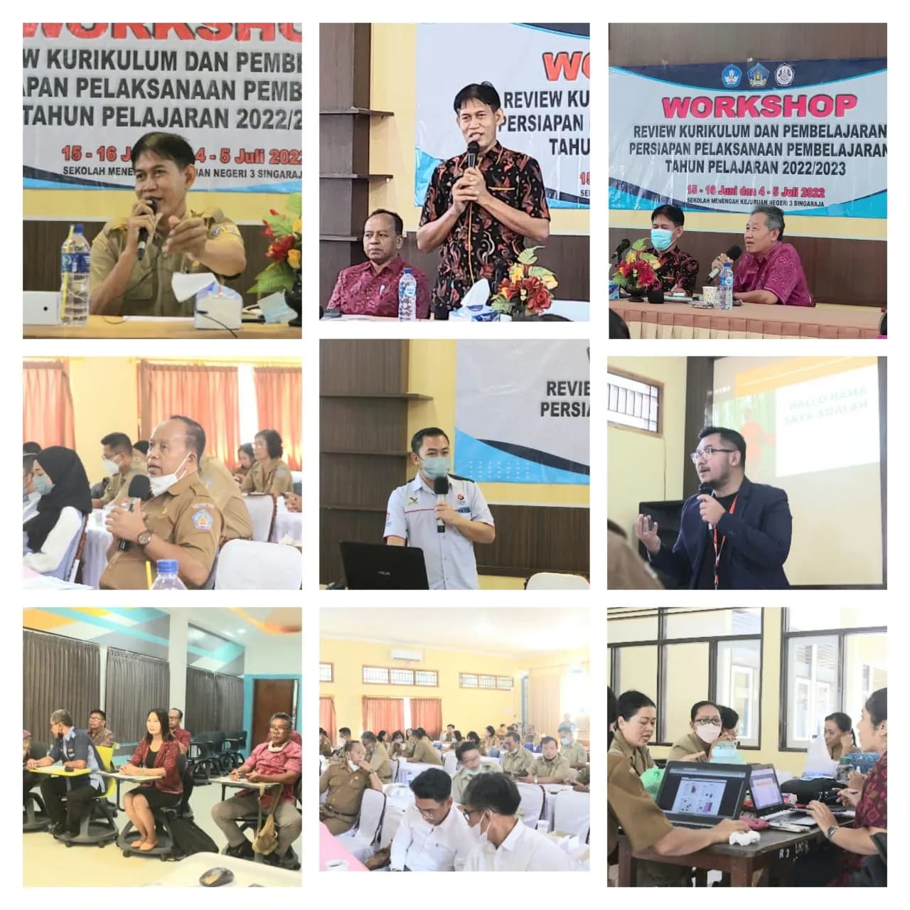 WORKSHOP REVIEW KURIKULUM DAN PEMBELAJARAN SMKN 3 SINGARAJA TP 2022/2023
