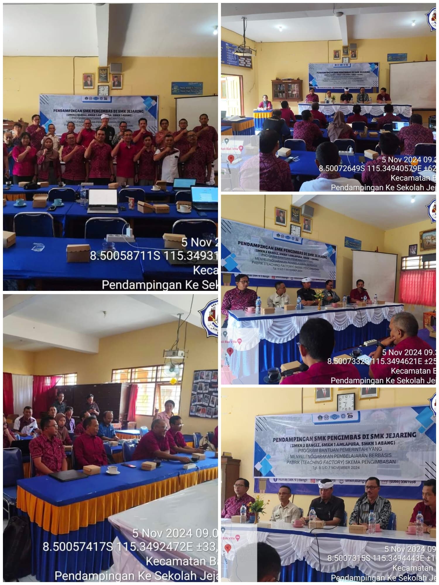 Pendampingan Ke Sekolah Jejaring SMK Negeri 3 Bangli Pada Program Bantuan Pemerintah Pembelajaran Tefa Skema Pengimbasan 2024